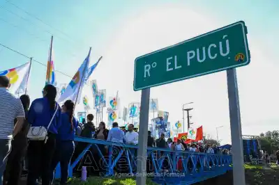Inauguraron el nuevo puente en barrio Sagrado Corazón: ¿qué pasó con el viejo?