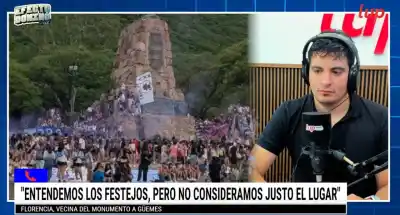 Ruidos, pirotecnia y residuos: los vecinos del Monumento a Güemes estallan y piden una solución definitiva