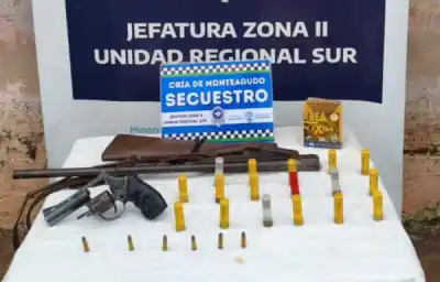 Allanaron su casa en Monteagudo por violencia de género y lo que encontraron adentro no era lo esperado