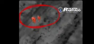 Desesperada búsqueda en el monte: un drone fue clave para encontrar a un joven perdido
