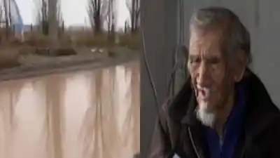 El drama de Don Andrés: ciego, con muletas y rodeado de agua en Neuquén