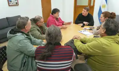 El intendente Biss recibió al presidente del Centro de Jubilados de la Pesca y prometió acompañamiento