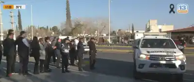 Desgarrador recibimiento a los héroes de Valle Fértil en la morgue judicial