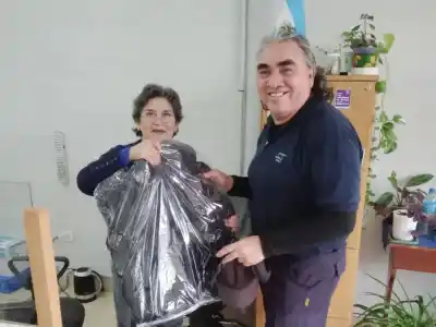 A pesar del temporal, el EPAS ya reparte ropa de trabajo en toda la provincia