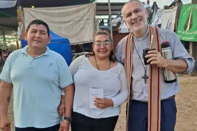 Amor y fe: una pareja salteña eligió el santuario de la Madre del Monte para casarse