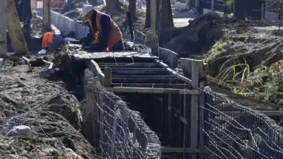 Guaymallén ejecuta obras clave para terminar con los anegamientos en el Acceso Este