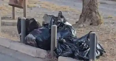 Hallan residuos patogénicos junto a una ciclovía en El Challao: ¿de dónde salieron?