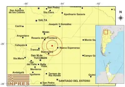Un Sismo en Salta “Hizo temblar a Monteros y otras localidades de Tucumán” ¿Lo sentiste?
