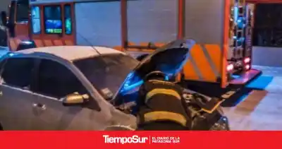 Un Ford Fiesta Max comenzó a largar humo en plena calle: el dueño evitó la tragedia