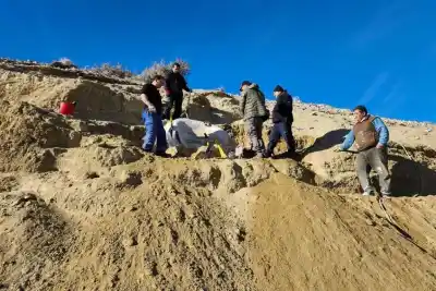 La foto que desató uno de los hallazgos paleontológicos más impactantes de Neuquén