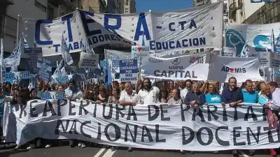 Paro docente nacional: qué pasará en Jujuy con ADEP, ADIUNJU y CEDEMS