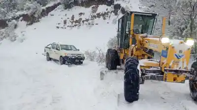 El plan invernal de Vialidad Rionegrina que mantiene las rutas despejadas las 24 horas