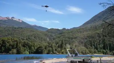 El respaldo de FEEBA a la llegada de un helicóptero clave para los incendios en Río Negro