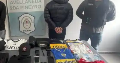 El botín que delató a los ladrones de 'Las Picadas del Tano': camisetas firmadas y un auto clave