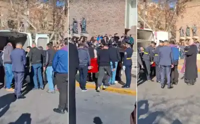 Emotiva despedida en la Catedral: el adiós a los cuatro héroes caídos en Valle Fértil