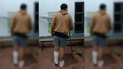 Señaló a su agresor y en minutos la policía lo detuvo en Posadas