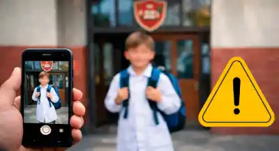 La foto del primer día de clases que puede poner en riesgo a tu hijo: la advertencia que pocos padres conocen