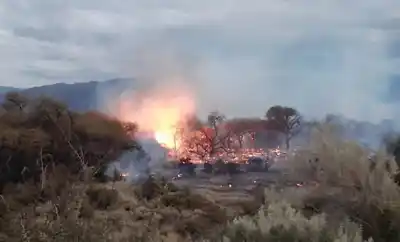 Alerta roja en Salta: riesgo extremo de incendios para el viernes y sábado