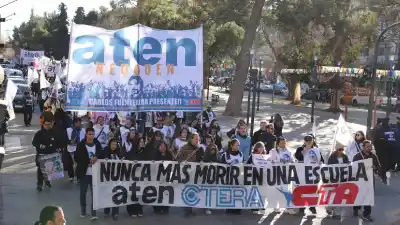 Paro docente en Neuquén: el lunes no habrá clases y habrá una marcha que promete ser multitudinaria
