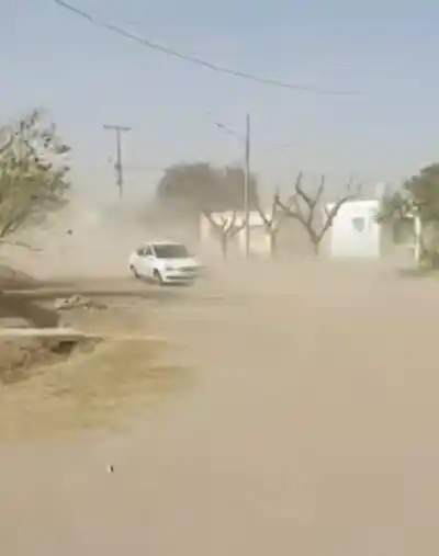 El Zonda arrasó Valle Fértil: las imágenes que muestran la furia del viento