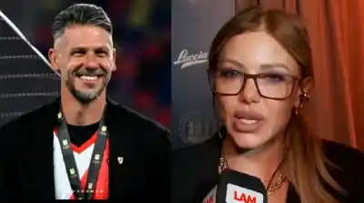 La reacción de Evangelina Anderson tras el anuncio de Demichelis que cambiará la vida de sus hijos