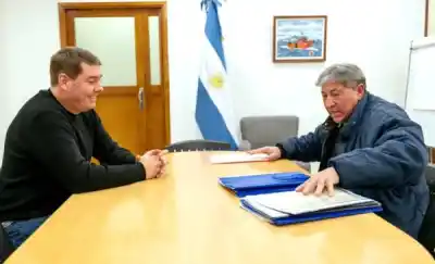 El intendente Biss y la vecinal de Río Chubut preparan una nueva edición de 'La Muni en tu Barrio'