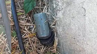 Sorpresa en Concordia: un albañil halló una granada oculta en un cielorraso