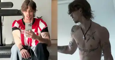 La inesperada foto de Felipe Fort con la camiseta de Estudiantes que enloqueció a las redes