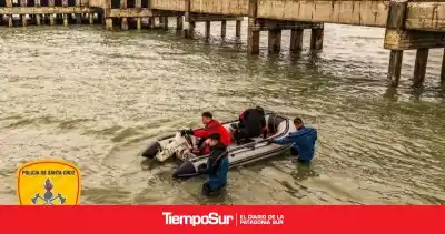 Rastrillaje acuático en Río Gallegos: la nueva pista que siguen para dar con César Aguilar Pérez