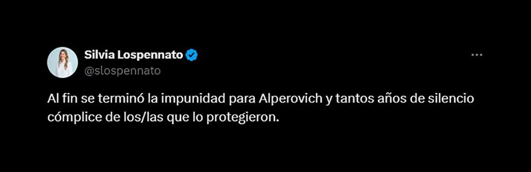 El mensaje de Silvia Lospennato sobre la condena al ex gobernador tucumano