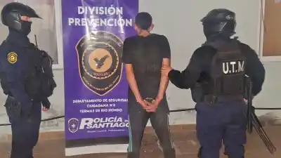 Lo buscaban en todo el país: cayó en pleno centro santiagueño y su reacción delató todo