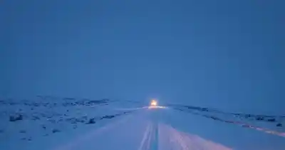 Niebla, nieve y voladeros: restringen el paso en dos rutas clave de Santa Cruz
