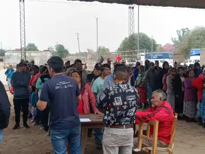 2.500 módulos y frazadas: el operativo en Ingeniero Juárez que desafía el ajuste