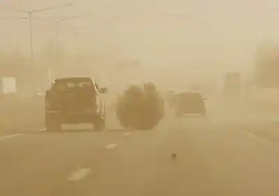 Viento Zonda castiga Villa Unión: alerta máxima y rutas complicadas en el oeste riojano