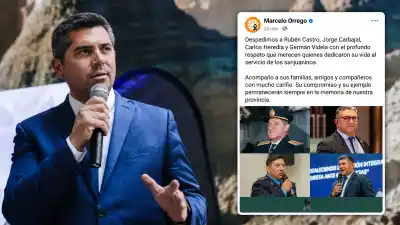 El conmovedor adiós de Orrego a los cuatro héroes caídos en Valle Fértil