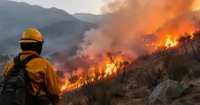 Salta bajo alerta extrema: el peligro de incendios forestales alcanzó su nivel más alto