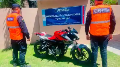 Control de rutina en Gramilla: la moto que escondía un secreto de más de dos años