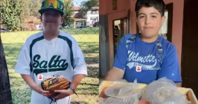 El salteñito de 11 años que vende hamburguesas para llegar a las Grandes Ligas