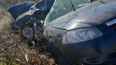 Despiste fatal en Ruta 2: murió un hombre de 60 años y su acompañante está grave