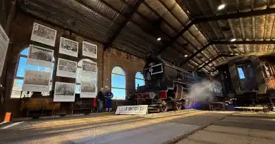 La histórica locomotora que vuelve a brillar: así quedó el nuevo museo de Pérez