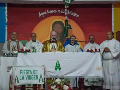 El mensaje del obispo que resonó entre miles de peregrinos en Huachana