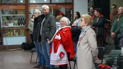 El clima jugó una mala pasada: así se vivió el festejo suizo en Bariloche