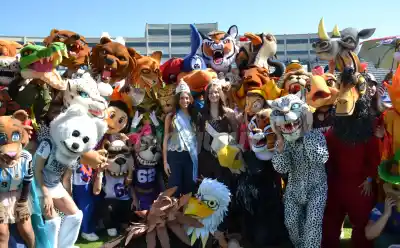 Mascotas del Finde Estudiantil: el carisma que robó todas las miradas