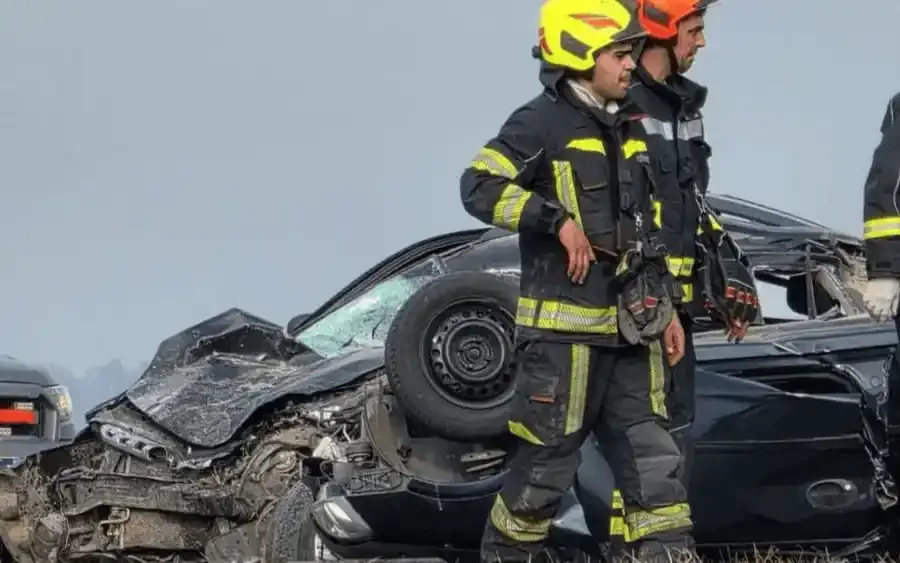 Choque fatal en ruta 7, entre Carmen de Areco y San Andrés de Giles.