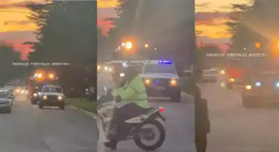 El último vuelo de Matías Valenzuela: así recibió General Belgrano los restos del piloto