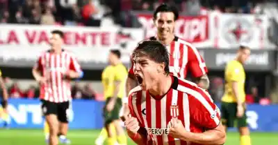 El bautismo de gol de Tomás Palacios: su primer tanto con la camiseta de Estudiantes