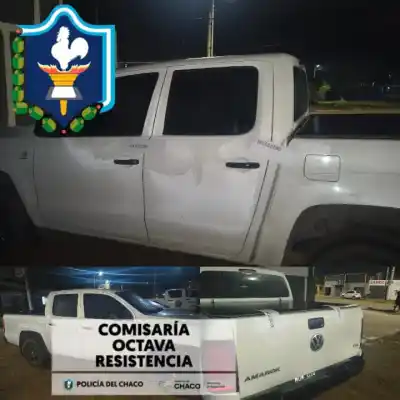 Conducía una camioneta con pedido de secuestro y lo atraparon en pleno control policial