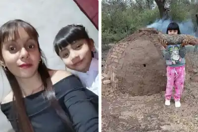 La nena de 7 años que ayuda a su mamá a hacer carbón y conmueve a todo Santiago del Estero