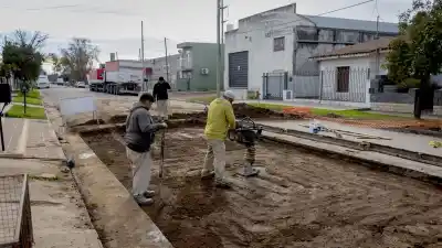 Río Cuarto en obra: más de 400 intervenciones viales en 90 días y el pavimento avanza