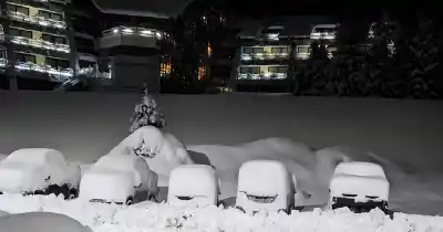 Temporal implacable: la Ruta 222 quedó bloqueada en el corazón de la cordillera
